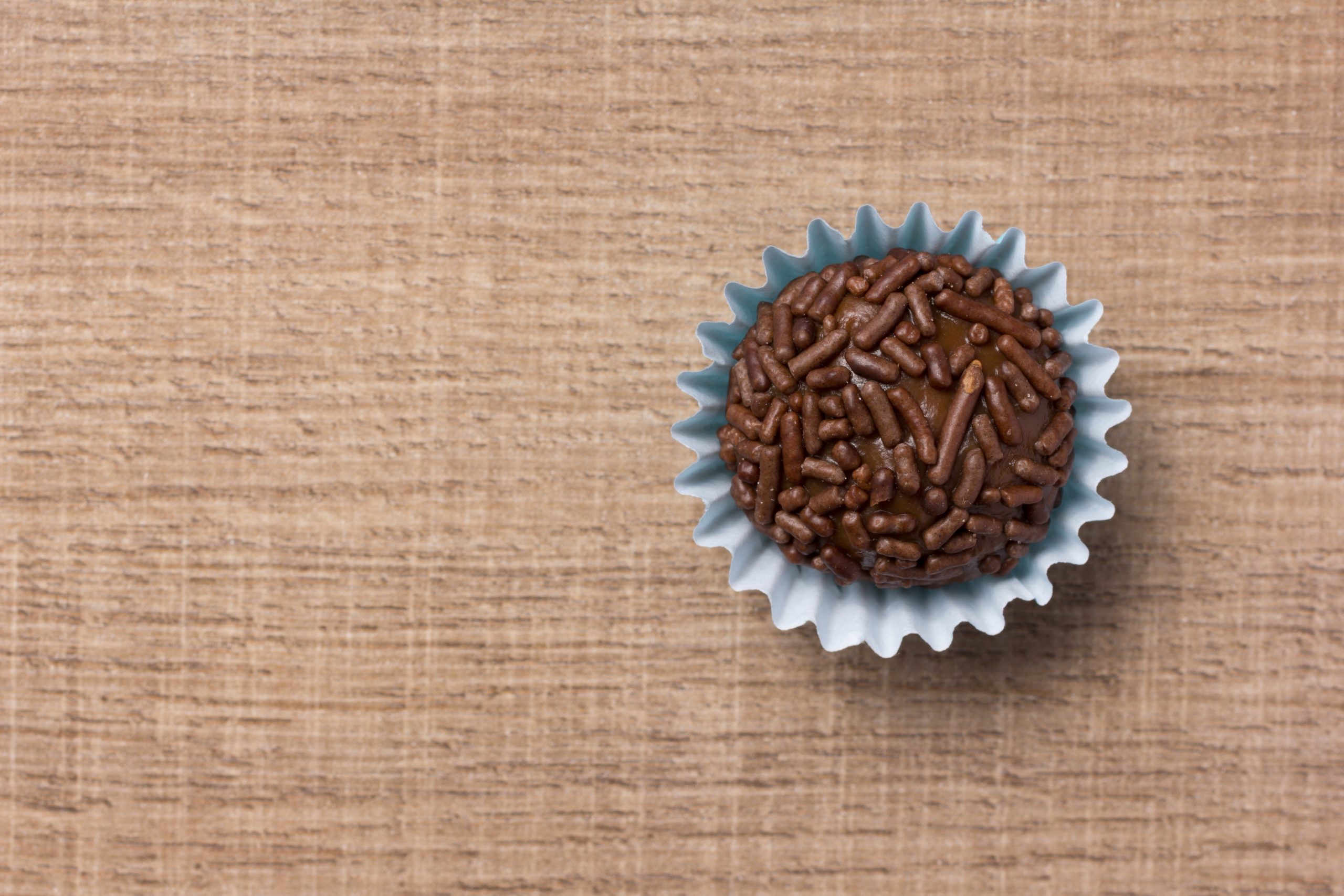Brigadeiro de biomassa de banana verde