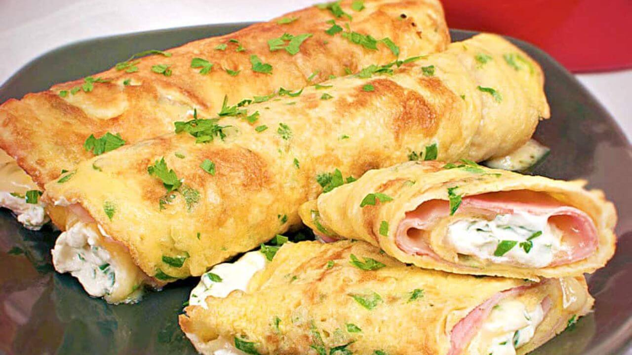 Leia mais sobre o artigo Panquecas-omelete de presunto e queijo
